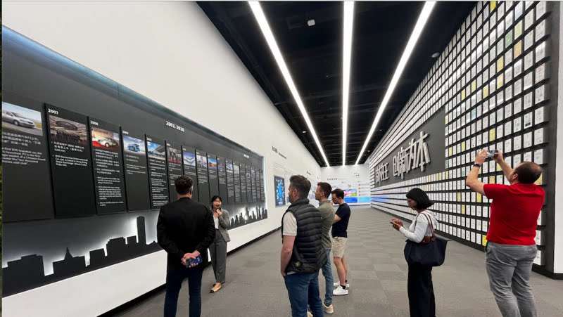 BYD Patentwand in Shenzhen