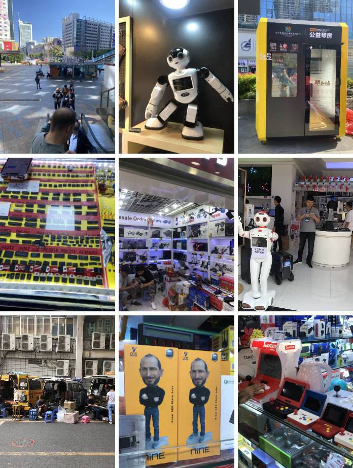 Besuch auf dem Electronics Markt in Shenzhen
