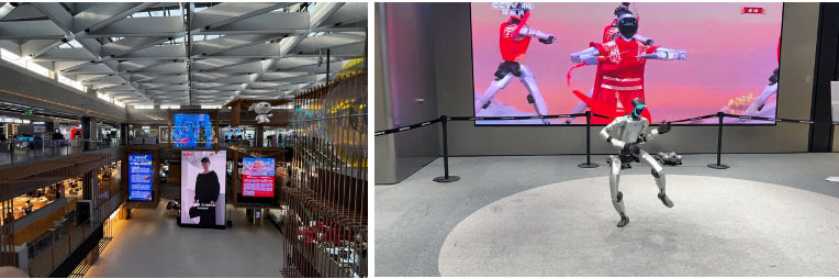 Unitree Roboter in der JD Mall in Beijing