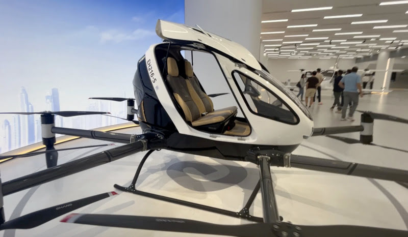 Autonomes Flugtaxi von Ehang